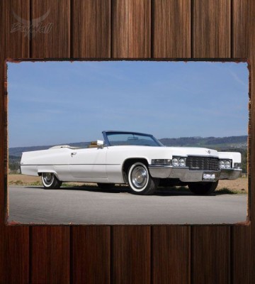 Металлическая табличка Cadillac de Ville Convertible